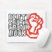 Lil Jonの"汚れた南握りこぶし"の赤 マウスパッド (マウス)