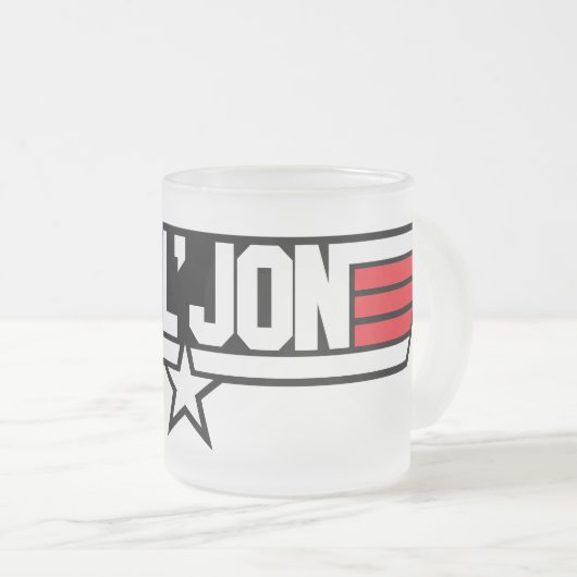 Lil Jon "上銃" フロストグラスマグカップ (正面右)