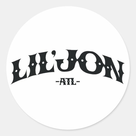 Lil Jon "ATL" ラウンドシール (正面)
