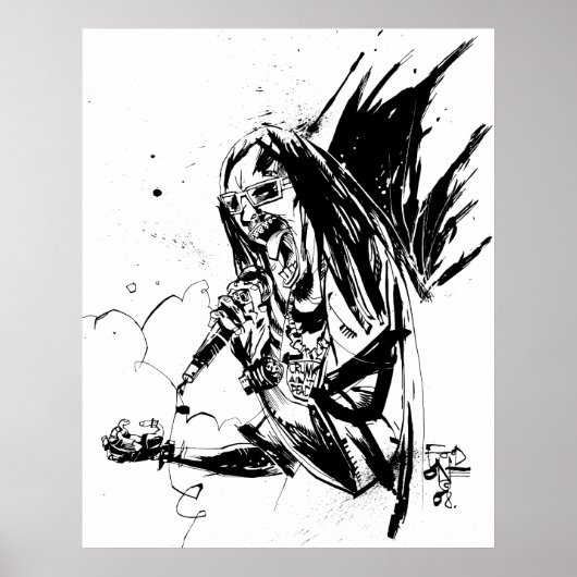 Lil Jon "Collaboration by Jim Mahfood and Lil Jon" ポスター (正面)