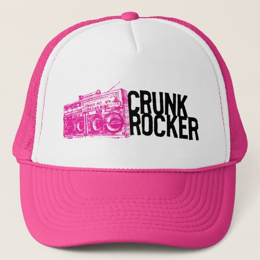 Lil Jon "Crunk Rocker Boombox Pink" キャップ (正面)