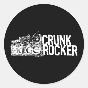 Lil Jon "Crunk Rocker Boombox White" ラウンドシール