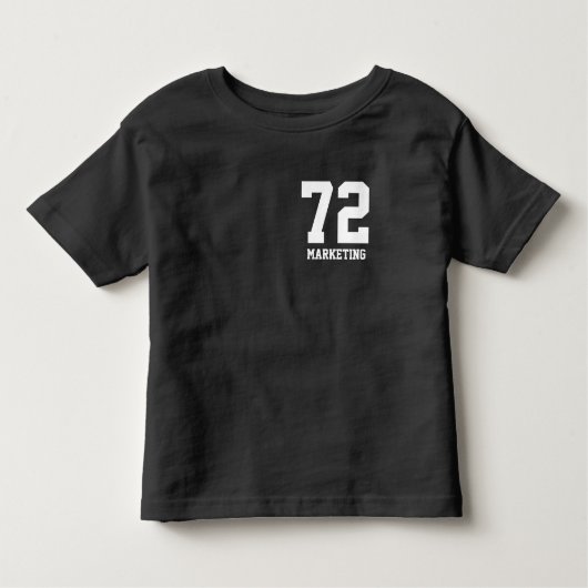 LIL MAN 01パパと私のTシャツ背が高い72マーケティング トドラーTシャツ (正面)