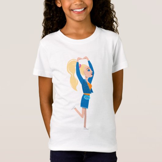 Lil Margieの女の子のティー Tシャツ (正面)
