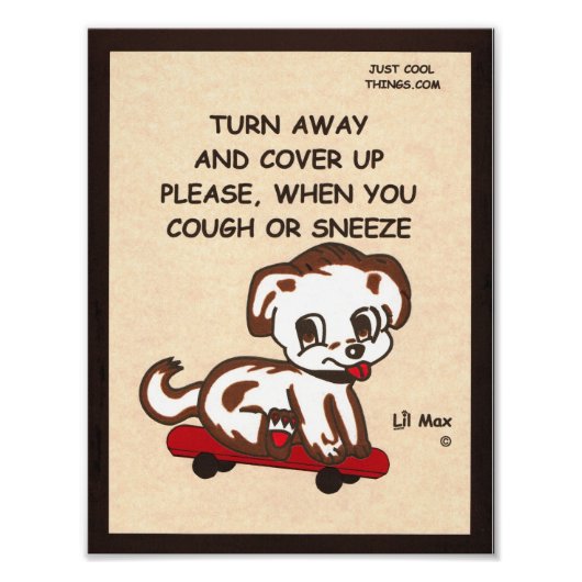 Lil Maxはあなたの咳のポスターをカバー フォトプリント (正面)