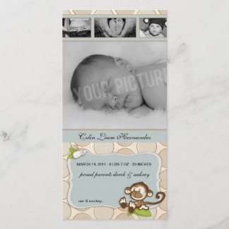 Lil Monkey新生児誕生のお知らせ 案内状