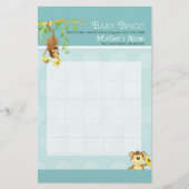 Lil Monkey、男の赤ちゃんシャワービンゴスクランブルゲーム (正面)