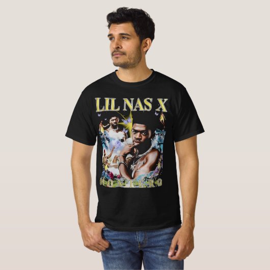 「Lil Nas Xクラシック」 Tシャツ (正面フル)