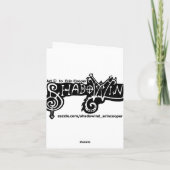 Lil Owl Thank Youノートカード サンキューカード (裏面)