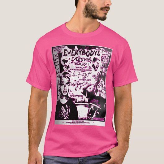 Lil Peepフェイク Punkポスター Tシャツ (正面)