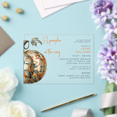 Li'l Pumpkin Baby Shower アクリル招待状 (インサイチュ (ウェディング))