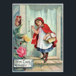 Lil Red Riding Hood GranMa's Vintage Poster Art Pr ポスター<br><div class="desc">グランマズハウスヴィンテージポスターアートプリント</div>