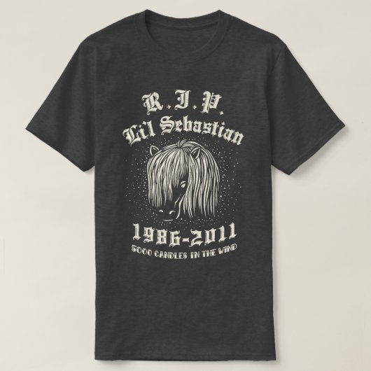 Lil Sebastianに注ぐ Tシャツ (デザイン正面)