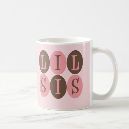 Lil Sisのマグ コーヒーマグカップ (右)