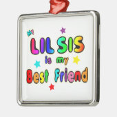 Lil Sisの親友 メタルオーナメント (左)