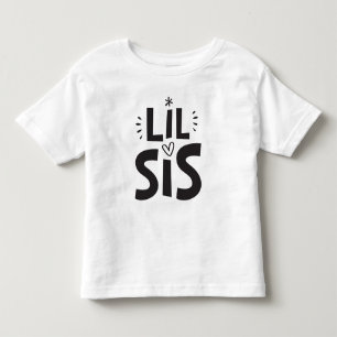 LIL SIS Tシャツ モダンで大胆、楽しい、太めのスカンジナビア風フォント