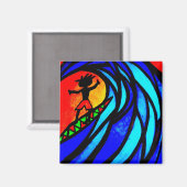 Lil Surfer Dude atパイプライン マグネット (正面/裏面)