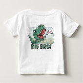 Lil' TレックスビッグBro兄ギア ベビーTシャツ (裏面)