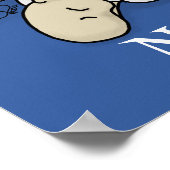 Lil' Texan名パーソナライズされた前と誕生日 ポスター (角)