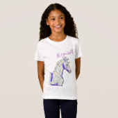 Lil Unicorn Mother of Pearl (Be Yourself) Tシャツ (正面フル)