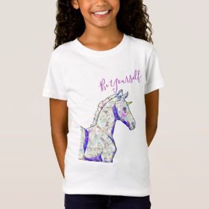 Lil Unicorn Mother of Pearl (Be Yourself) Tシャツ