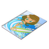 Lil Wahineの波の作家 ノートブック (左側)