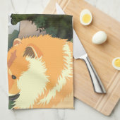 LIL WEATHER CHOW – キッチンタオル (四つ折り)