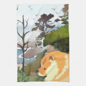 LIL WEATHER CHOW – キッチンタオル (縦)