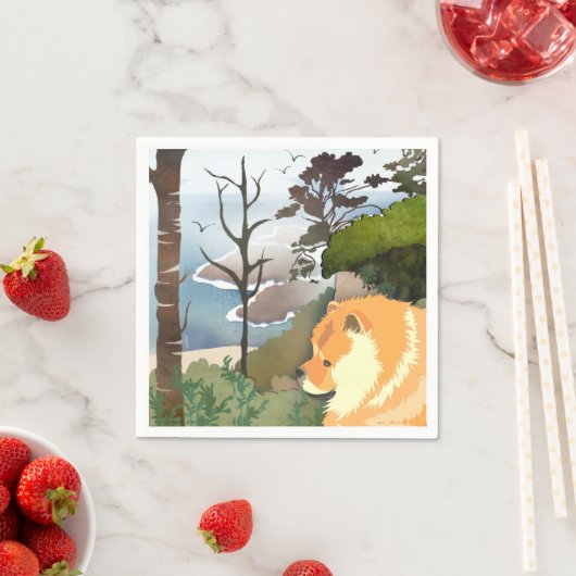 LIL WEATHER CHOW -紙ナプキンス スタンダードカクテルナプキン (インサイチュ)