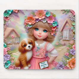 LILA ～フローラ誕生日挨拶～ マウスパッド