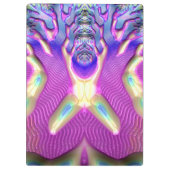 LILA ～奇怪な3D!～ブルーイエローピンクオリジナル～ クリップボード (裏面)