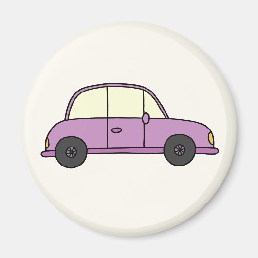Lila Auto マグネット (正面)