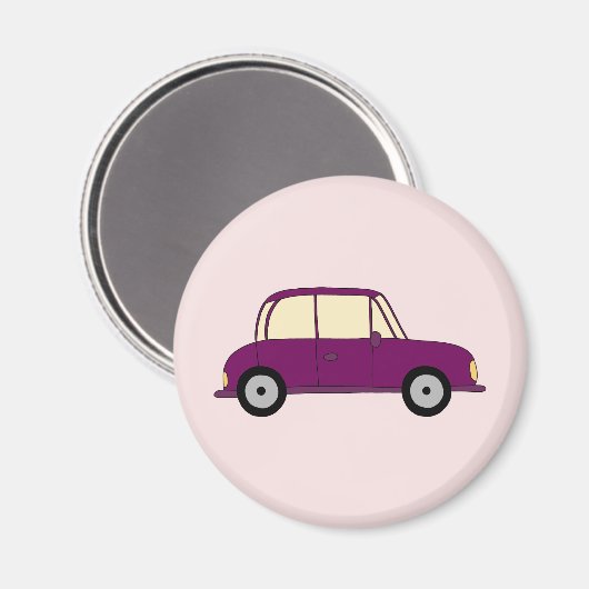 Lila Auto マグネット (正面/裏面)