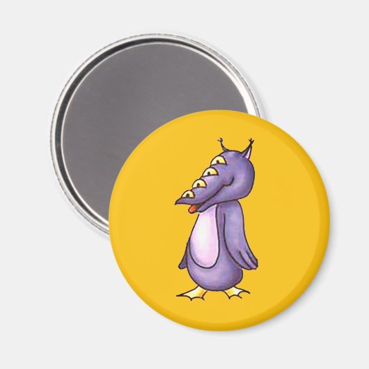 lila Monster マグネット (正面/裏面)