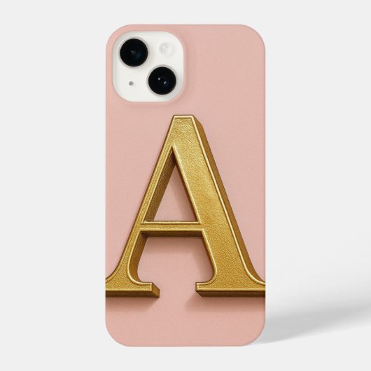 “Lilac ‘A’ Phone Case – Trendy iPhoneケース (裏面)