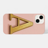 “Lilac ‘A’ Phone Case – Trendy iPhoneケース (裏面横)