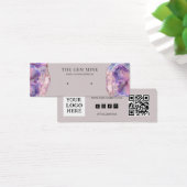 Lilac Agate Earring Mini Display Business Card (デスク)