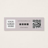 Lilac Agate Earring Mini Display Business Card (裏面)