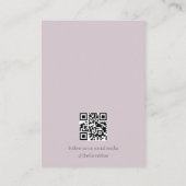 Lilac Agate Gemstone Jewelry Display Card 名刺 (裏面)