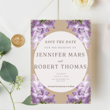 Lilac and Beige Wedding