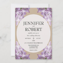 Lilac and Beige Wedding