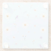 Lilac Bloomlets  ガラスコースター (裏面)