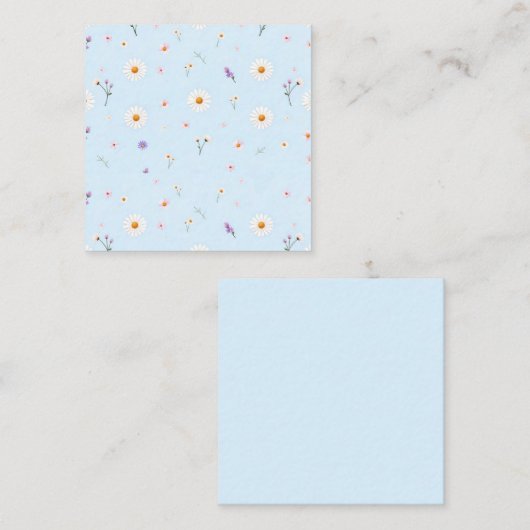 Lilac Bloomlets  スクエア名刺 (正面/裏面)