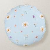 Lilac Bloomlets  ラウンドクッション (裏面)