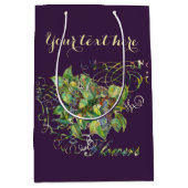 lilac blossoms ミディアムペーパーバッグ (正面)