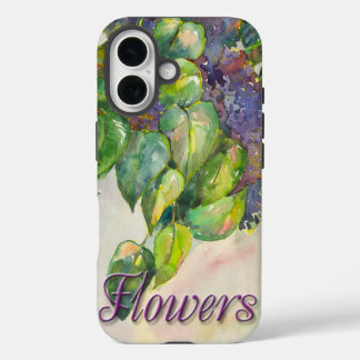 lilac blossoms iPhone / iPad case iPhone 16ケース