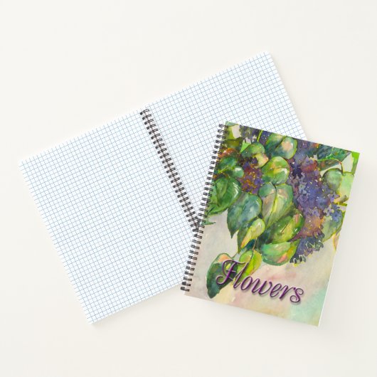 lilac blossoms Spiral Notebook ノートブック (内部)