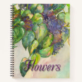 lilac blossoms Spiral Notebook ノートブック (正面)