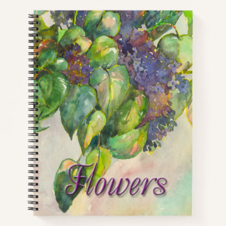 lilac blossoms Spiral Notebook ノートブック