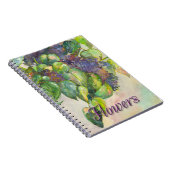 lilac blossoms Spiral Photo Notebook ノートブック (右側)